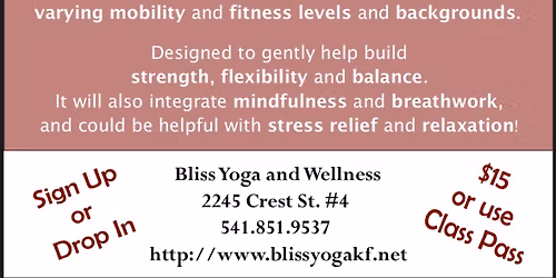 Chair Yoga Workshop (2nd of 2)