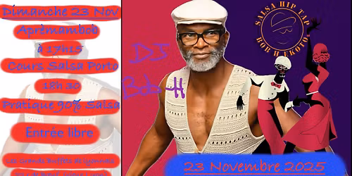 L\u2019 Apr\u00e8MamBob Dimanche 23 Nov - Salsa Porto en Fin d\u2019apr\u00e8s-midi