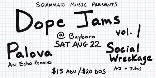 Sgammato Music Presents: Dope Jams Vol. 1
