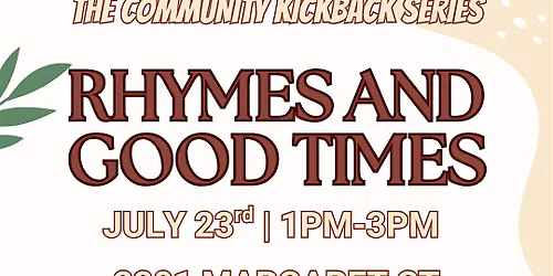Rhymes and Good Times