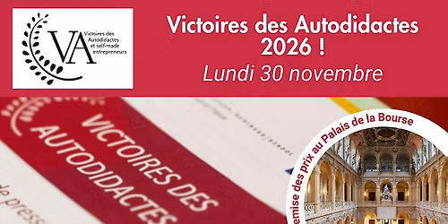 Les Victoires des Autodidactes 2026