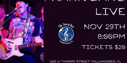 Frank Bang Live at The Sound Bar