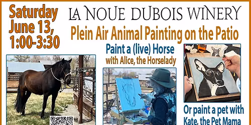 Paint a horse (or a pet) at LaNoue DuBois