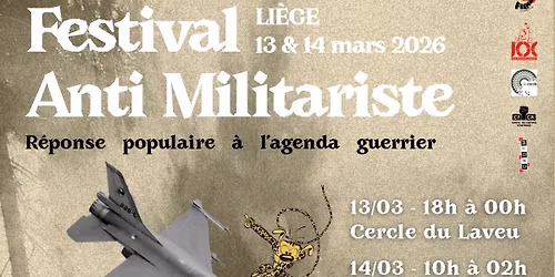 \ud83d\udd25Festival AntiMilitariste de la FLAM\ud83d\udd25