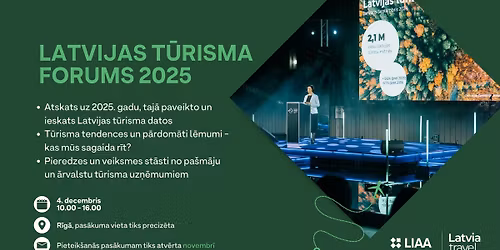 Latvijas T\u016brisma forums 2025