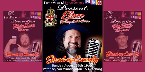 Stand-up Eliano Middle Age Arab in Europe