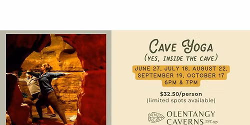 Cave Yoga (yes, inside the cave!)