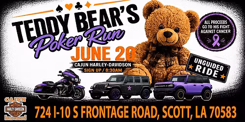 Teddy Bear's Poker Run Benefit