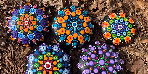 Mandala Stone Art Painting Class or Drop-In, see info ($40\/$50). Must Register.