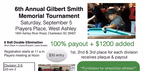6th Annual Gilbert Smith Memorial Tournament