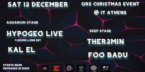 HYPOGEO - QRS CHRISTMAS EVENT