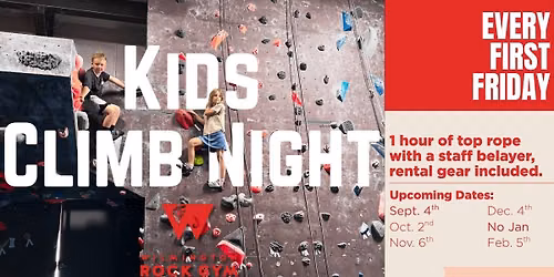 Kids Climbing Night