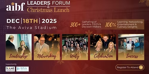 AIBF Leaders Forum & Christmas Lunch | Aviva Stadium