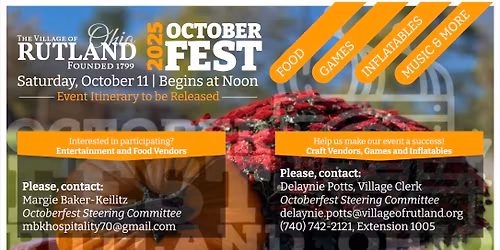Village of Rutland Octoberfest 