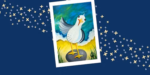 Founders & Co Family Paint Along - Seagull