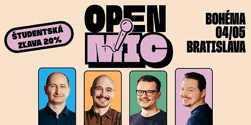 OPEN MIC V BOH\u00c9ME