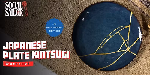 Japanese Kintsugi Plate - Kochi