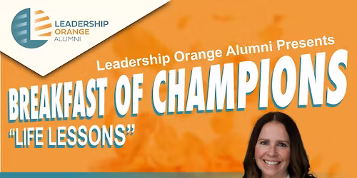 Breakfast of Champions -"Life Lessons" with Dr. Susan Dean