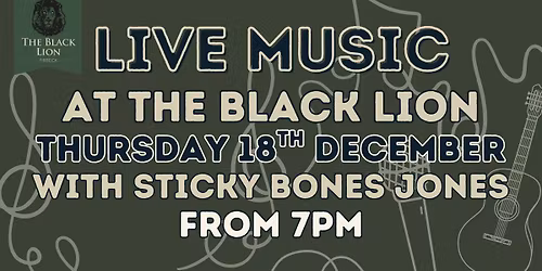 Live Music at The Black Lion \ud83c\udfb6\ud83c\udf7b