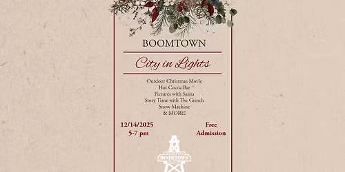 Boomtown City in Lights