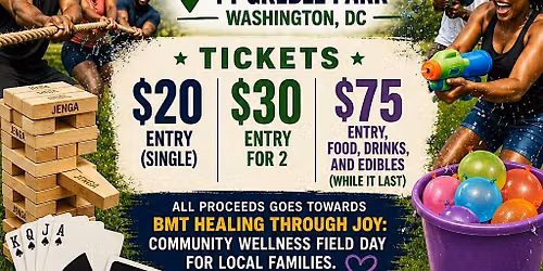BMT Adult Field Day: Healing Through Joy | Washington, DC | July 25, 2026