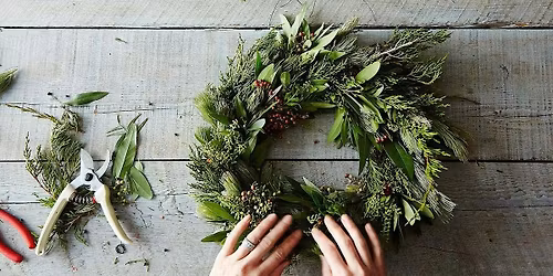 Christmas Wreath Making & Festive Fizz