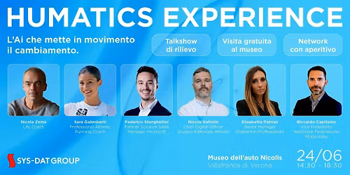 HUMATICS Experience: L\u2019AI che mette in movimento il cambiamento.