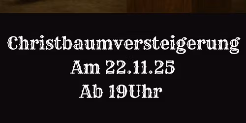 MF Gotteszell Christbaumversteigerung