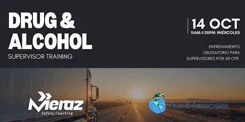 Drug & Alcohol Supervisor Training