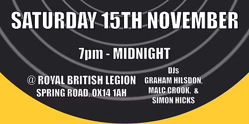 All Sorts of Soul @ Royal British Legion Abingdon