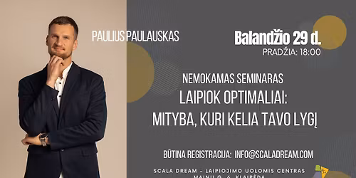 Laipiok optimaliai: mityba, kuri kelia tavo lyg\u012f (NEMOKAMAI)