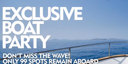 Insomniacz River Cruise - With Judge Jules