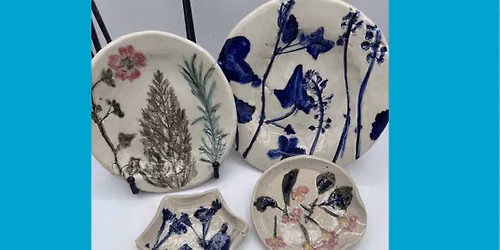 Botanicals Pottery with Blue Cabin Ceramics