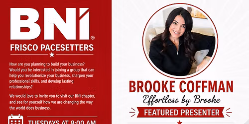 Featured Speaker-Brooke Coffman with Effortless by Brooke