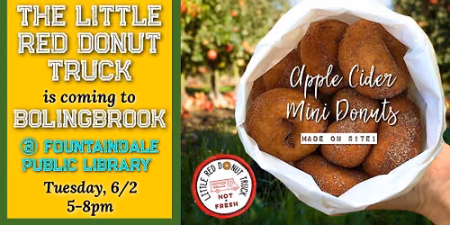 Apple Cider Donut Truck coming to BOLINGBROOK!