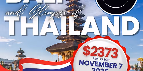Bali\/Thailand Trip