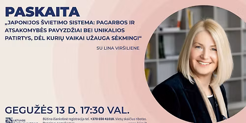 Paskaita su Lina Vir\u0161iliene \u2502Lietuvos \u0161vietimo muziejuje 