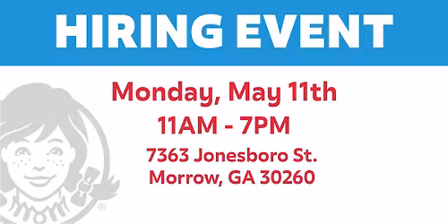 Wendy's Hiring Event - Marrow, GA 