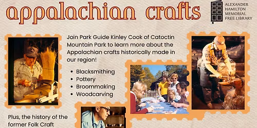 Appalachian Crafts Presentation - Adults
