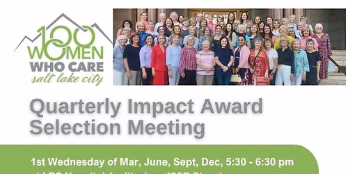 quarterly impact award selection meeting