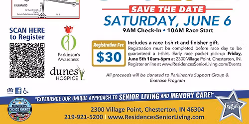 Coffee Creek 5k Fun Run for Parkinson's Awareness