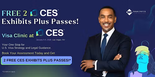 Visa Clinic at CES 2026 | Win FREE CES 2026 Exhibits Plus Pass!*