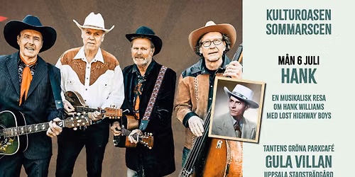 Hank - En hyllning till Hank Williams med Lost Highway Boys