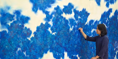 Napoli ospita <altrove> : la pittura meditativa di Wu Kuan-Te tra natura e impermanenza 