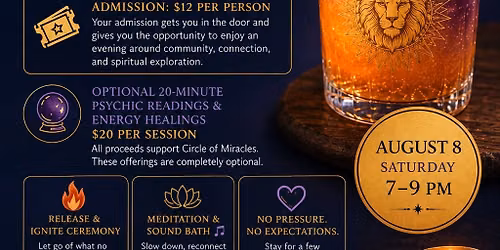 Lions Gate Mocktail Night - A Night of Community, Connection & Healing