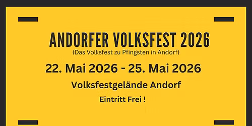 Andorfer Volksfest 2026