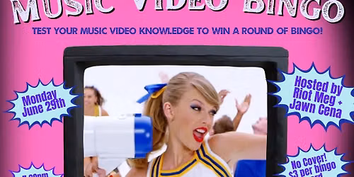 Music Video Bingo: Taylor Swift Edition  