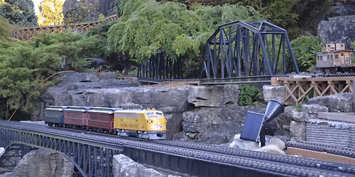 The Golden Hour Railway Garden at Gabis Arboretum 