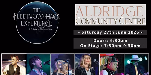 The Fleetwood Mack Experience live at Aldridge Community Centre