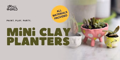 Mini Clay Planters